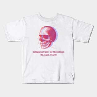 Dissociation in progress (mental health) Kids T-Shirt